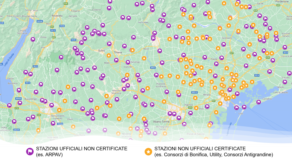 Stazioni meteo certificate in Veneto